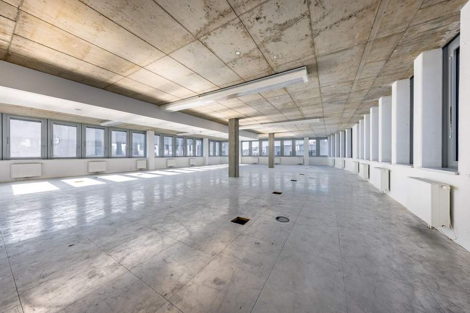 Moderne und flexible Bürofläche am Donaukanal im 3. Bezirk Wien, teilw. mit Terrasse, Gewerbeobjekt-miete, 27.445,60,€, 1030 Wien 3., Landstraße