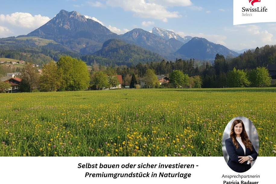 Baugrundstück mit Weitblick und flexibler Bebauung in Toplage, Grund und Boden-kauf, 5322 Salzburg-Umgebung