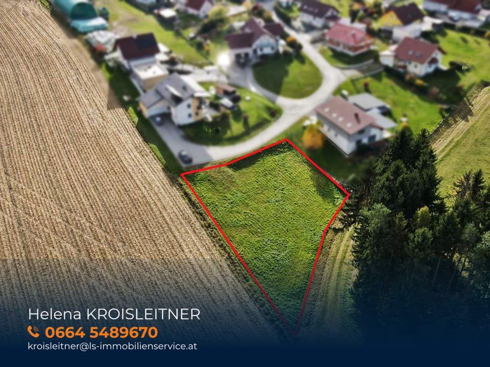 Sonniger Baugrund in absolut ruhiger Lage am Ende einer Sackgasse!