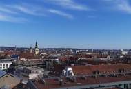 Rundum Stadtblick: 3-Zimmer-Wohnung mit Terrasse und Balkon I Bezirk Lend