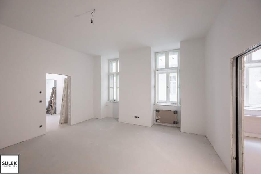 ruhige, sanierte 2 Zimmer Wohnung mit Balkon in den Innenhof nähe Augarten/Prater ~ Fugbachgasse 7, Wohnung-kauf, 270.000,€, 1020 Wien 2., Leopoldstadt