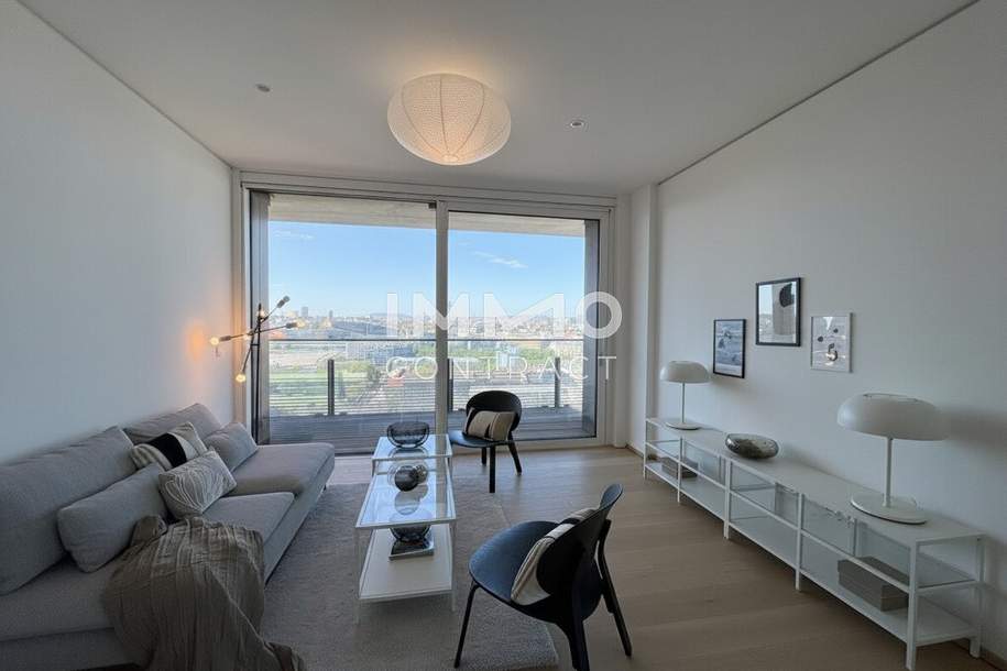 Pool am Dach, Concierge, Lounges - TOP Investment mit Aussicht beim Donaukanal, Wohnung-kauf, 643.810,€, 1030 Wien 3., Landstraße