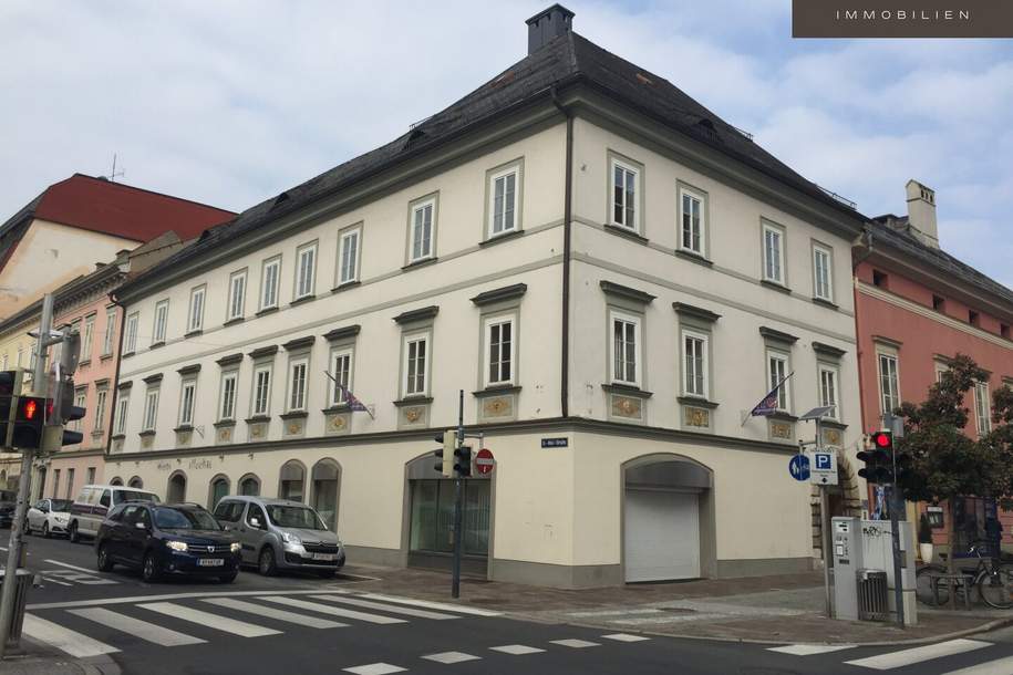 Renditestarke Investition im Herzen von Klagenfurt: Zinshaus mit 600m² Fläche und Stadtblick für 2.950.000,00 €, Gewerbeobjekt-kauf, 2.950.000,€, 9020 Klagenfurt(Stadt)