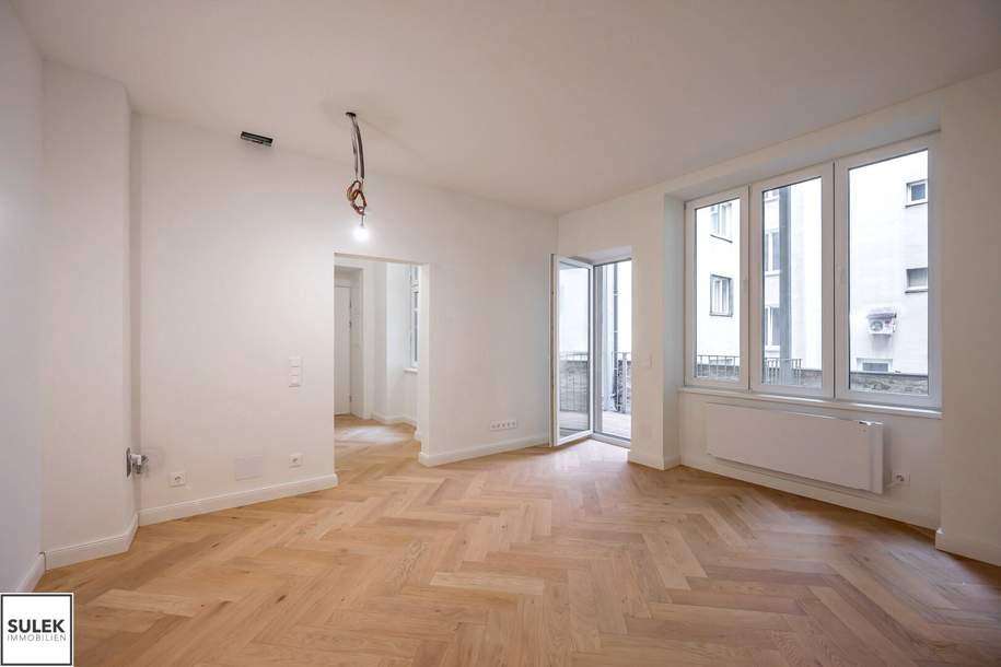 ** Sanierte 2-Zimmer-Altbau Wohnung mit Balkon in hofseitiger Lage - guter Lage **, Wohnung-kauf, 195.000,€, 1100 Wien 10., Favoriten