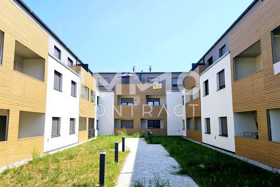 Anlagewohnung im Erstbezug: Vermietete 2-Zimmer mit Loggia und Garage, Wohnung-kauf, 162.716,€, 2700 Wiener Neustadt(Stadt)