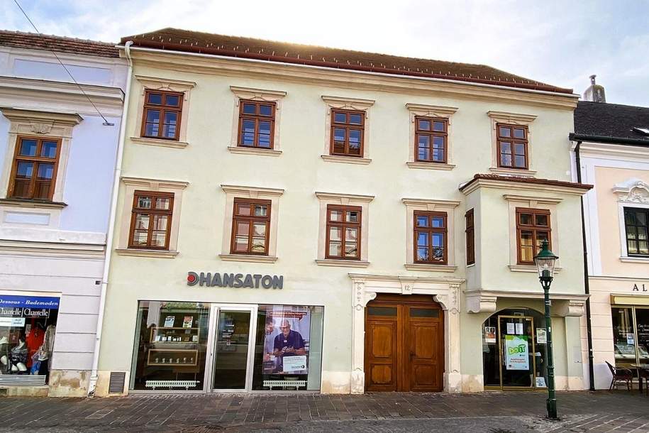 Großzügige Bürofläche im Altbau in der Fußgängerzone!, Gewerbeobjekt-miete, 1.107,91,€, 7000 Eisenstadt(Stadt)