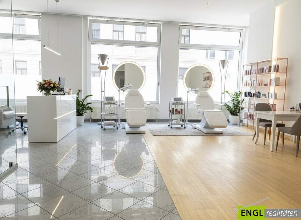 Ordination, Praxis, Geschäftslokal, Büro, Therapie- und Fitness Studio in bester Lage mit voll ausgestatteter 55m² Wohnung und 2 TG Plätze