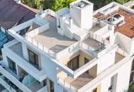 Erstbezug: Exklusive Penthouse-Maisonette mit 137 m²-Terrasse, Fernblick & Pool