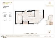 "DONAU PERLE" - Traumhafte 2-Zimmer-Wohnung mit Loggia und Grünblick in den Park!