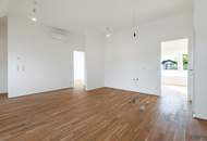 **Architektur, Design mit hochwertigen Materialien und ein durchdachter 3-Zimmer-Grundriss in einer Grünruhelage**
