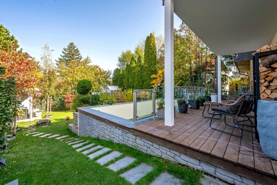 WOHNEN MIT STIL | KOMFORT | LUXUS UND SWIMMINGPOOL in Grünruhelage., Haus-kauf, 5.500.000,€, 1130 Wien 13., Hietzing