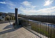 Raum für Leben &amp; Leichtigkeit – großzügige 5 Zimmer-Maisonette mit Sonnenterrassen und unverbaubarem Grünblick