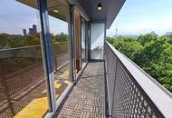 INNSTRASSE, FERNBLICK, 103 m2 Dachgeschoß-Maisonette mit Loggia, 2 Zimmer, Galerie, Komplettküche, Wannenbad, Parketten