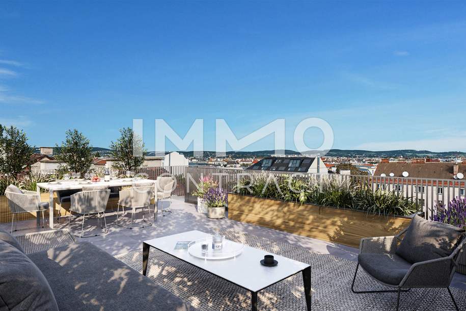 Moderne Dachterrassen Wohnung mit herrlichem Weitblick über Wien! Perfekte Familienwohnung!, Wohnung-kauf, 1.094.700,€, 1160 Wien 16., Ottakring
