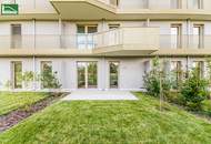 Hochwertiger Erstbezugs-Neubau _ Begehrte Gartenwohnung in absoluter Grünruhelage mit Geothermie - Provisionsfrei