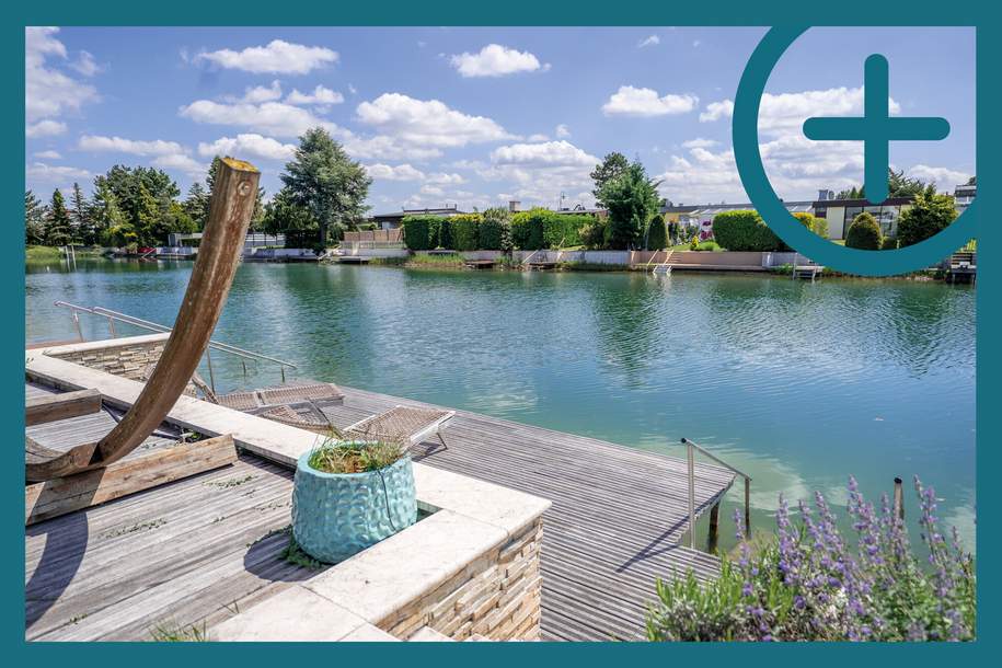 Seehaus direkt am Wasser auf Eigengrund, Haus-kauf, 549.000,€, 2440 Baden