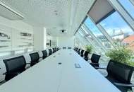 Lichtdurchflutetes DG-Büro mit Terrassen im Botschaftsviertel