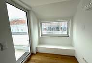 ERSTBEZUG, Salesianergasse, klimatisiertes 91 m2 Dachgeschoss mit 33 m2 Terrasse, Wohnküche, 2 Zimmer, Botschaftsviertel