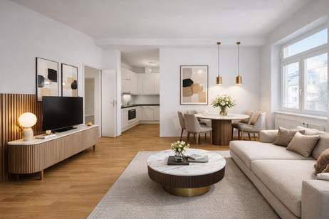 Ruhiger Innenhofblick trifft Citynähe – stilvolle 2 Zimmer Altbauwohnung im 3. Liftstock, Wohnung-kauf, 374.000,€, 1030 Wien 3., Landstraße