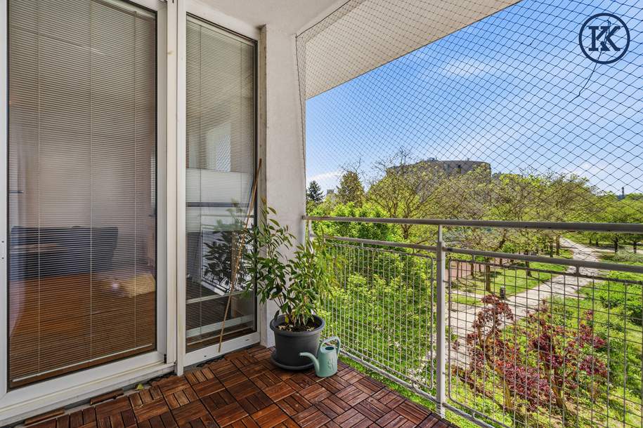 Sonniges Dachgeschoss-Juwel – Loggia mit Parkblick, nahe U2 Donauspital, Wohnung-miete, 1.200,00,€, 1220 Wien 22., Donaustadt