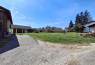 Großflächiges Grundstück mit Weitblick