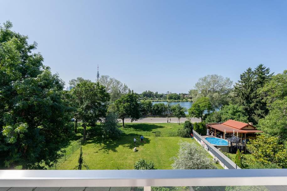Stilvolle Luxus- Mietwohnung mit Donau- Blick und großzügiger Terrasse!, Wohnung-miete, 3.100,00,€, 1210 Wien 21., Floridsdorf