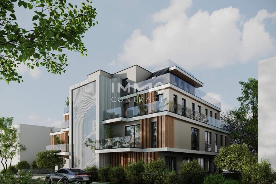 VINEA XII - Exklusive 3-Zimmer Wohnung mit Balkon, Terrasse & Tiefgarage in Neustift am Walde!, Wohnung-kauf, 965.300,€, 1190 Wien 19., Döbling