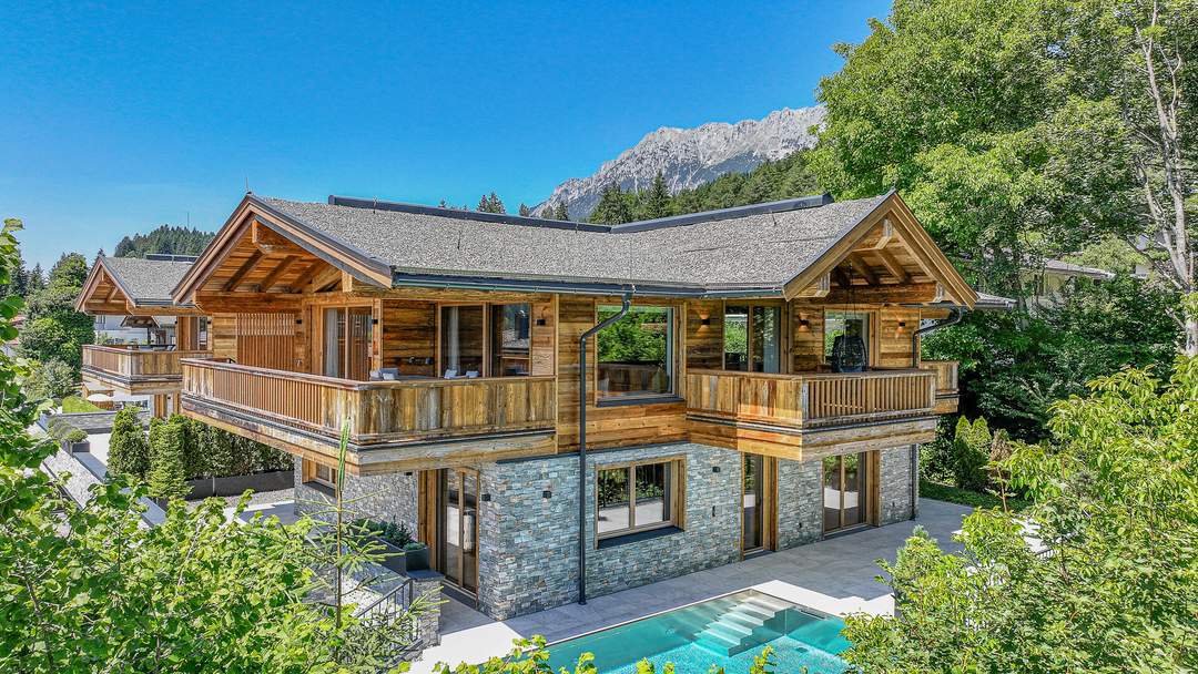 Luxuschalet mit Pool in Toplage am Fuße des Wilden Kaiser