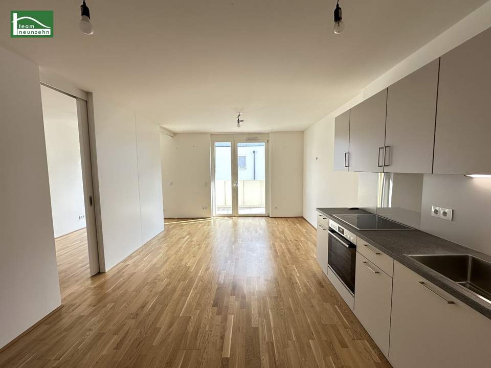 Hochwertige Neubau-Wohnung mit sonnigem Balkon nahe Gewerbepark Stadlau und Kagraner Platz in Ruhelage. - WOHNTRAUM