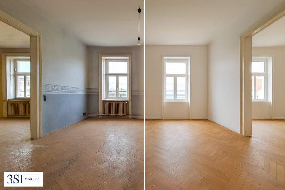 Rohdiamant nahe Stadtpark – Wohnung mit Sanierungspotenzial, Wohnung-kauf, 784.000,€, 1030 Wien 3., Landstraße