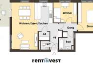 3 Zimmer Wohnung!