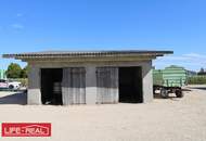Außenlagerfläche mit Garage im Ennshafen!