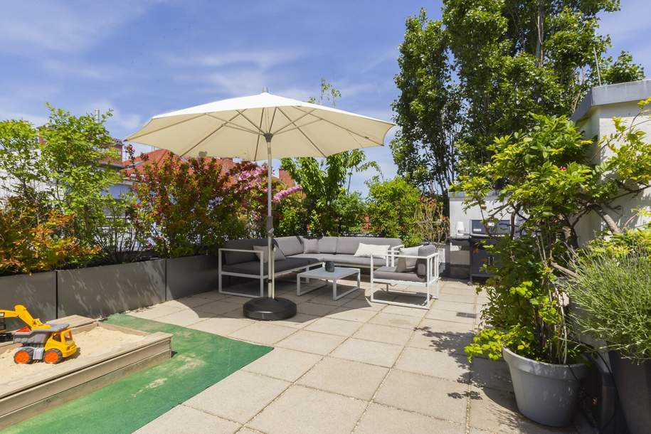 Albrechtskreithgasse - 5 Zimmer DG-Wohnung mit ca. 112,00m2 Terrassenflächen und Whirlpool, Wohnung-kauf, 945.000,€, 1160 Wien 16., Ottakring