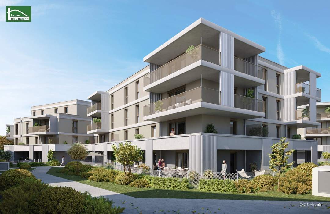 FLORIANI – Quartier am Tullnerfeld - Stilvolle 4 Zimmer Wohnung mit Terrasse & Loggia - Hochwertige Ausstattung für ihr Wohlbefinden - Bahnhof in der Nähe