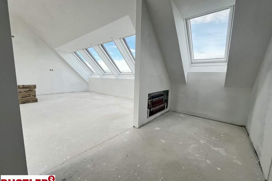 Sonnige Dachgeschoßwohnung mit Fernblick und schöner Zimmeraufteilung, Wohnung-kauf, 574.000,€, 1210 Wien 21., Floridsdorf