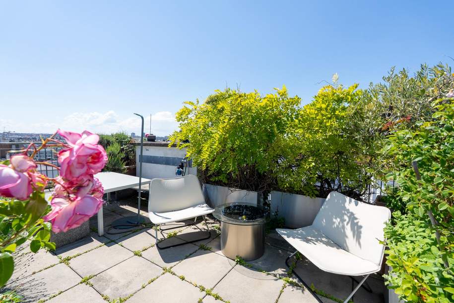 "Definitely Not Ordinary - Dachterassenjuwel mit Panoramablick!", Wohnung-kauf, 1.500.000,€, 1060 Wien 6., Mariahilf