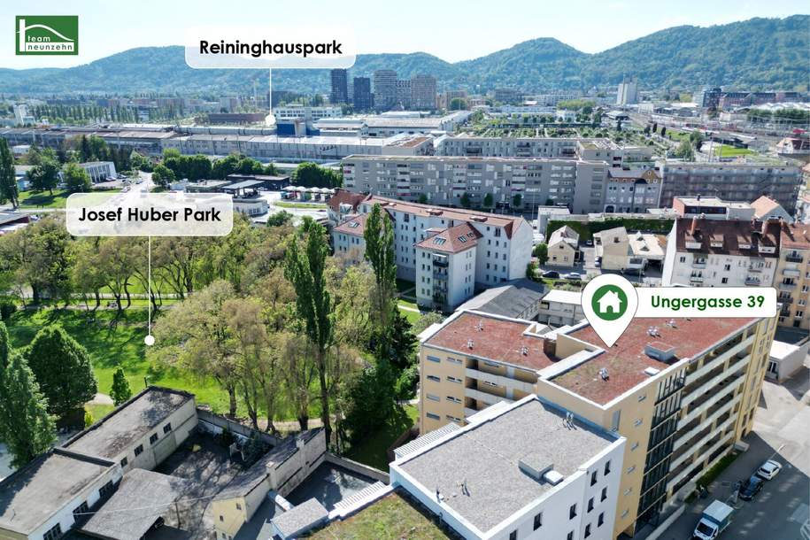 Charmante 2-Zimmer-Wohnung mit Balkon in zentraler Lage von Graz!, Wohnung-miete, 554,20,€, 8020 Graz(Stadt)