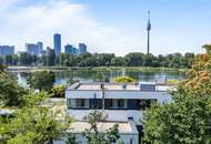 Luxuriöses Wohnen in Traumhaus mit dem wohl atemberaubendsten Ausblick der Stadt - Direkt an der Alten Donau