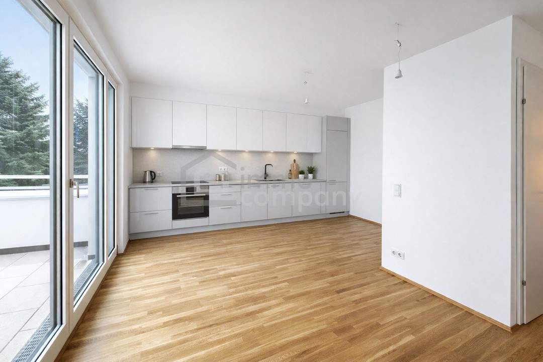 Moderne 3-Zimmer-Neubauwohnung mit Balkon und guter U2-Anbindung in Wien 22