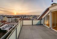 Neubau-Dachgeschoss-Maisonette mit 2 Terrassen, Weitblick, Klimaanlage &amp; Fußbodenheizung