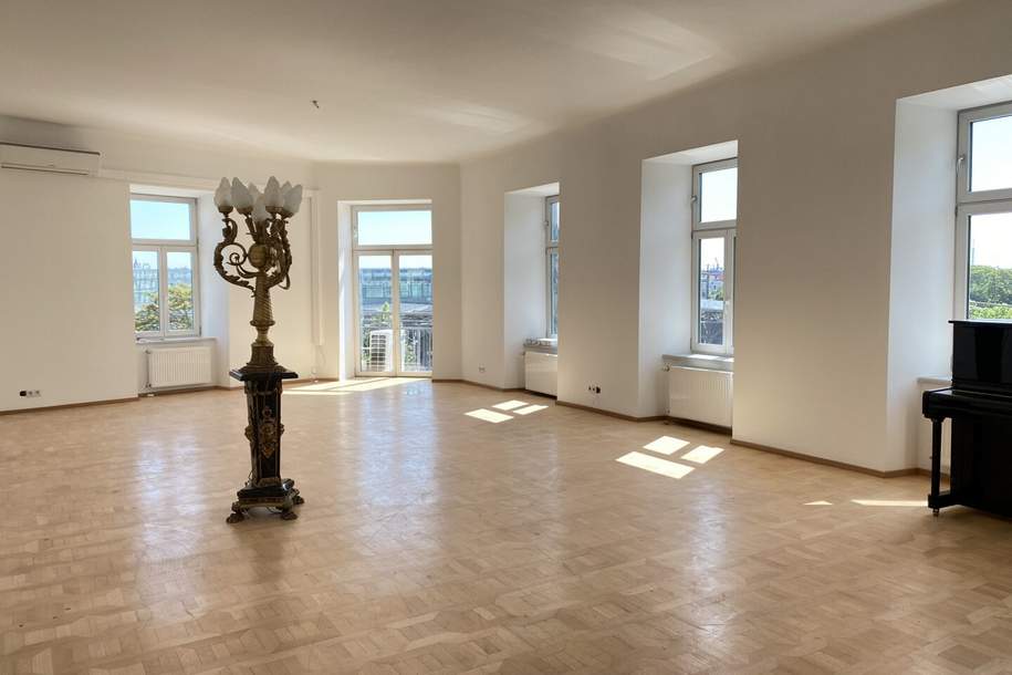 Repräsentative Grossfamilienwohnung mit Grünblick, Wohnung-kauf, 1.790.000,€, 1020 Wien 2., Leopoldstadt