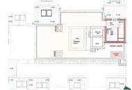 Exklusive Dachgeschoß-Maisonette mit Dachterrassen & Pool am Dach