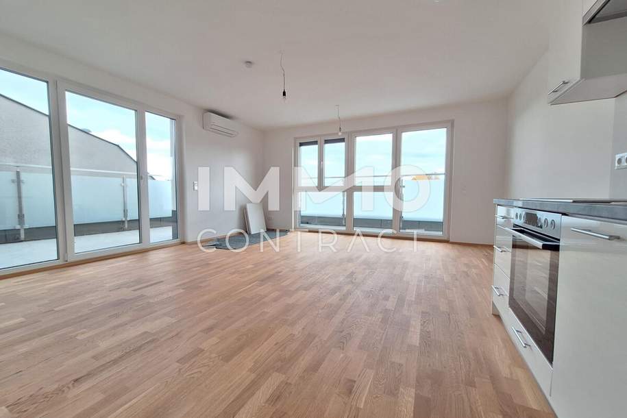 *Provisionsfrei* Neubauwohnung beim Freizeitparadies "alte Donau" 2- Zimmerwohnung mit Terrasse und Balkon, inklusive Küche, Wohnung-kauf, 339.000,€, 1220 Wien 22., Donaustadt