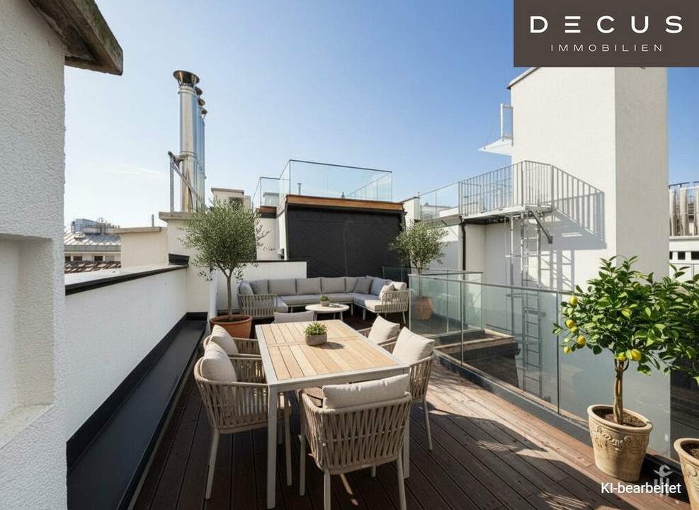 4 ZIMMER DACHGESCHOSSRESIDENZ | MIT SONNIGER TERRASSE UND VIEL PRIVATSPHÄRE | MODERN AUSGESTATTET