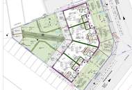 Bewilligtes Bauprojekt mit 4 Häusern