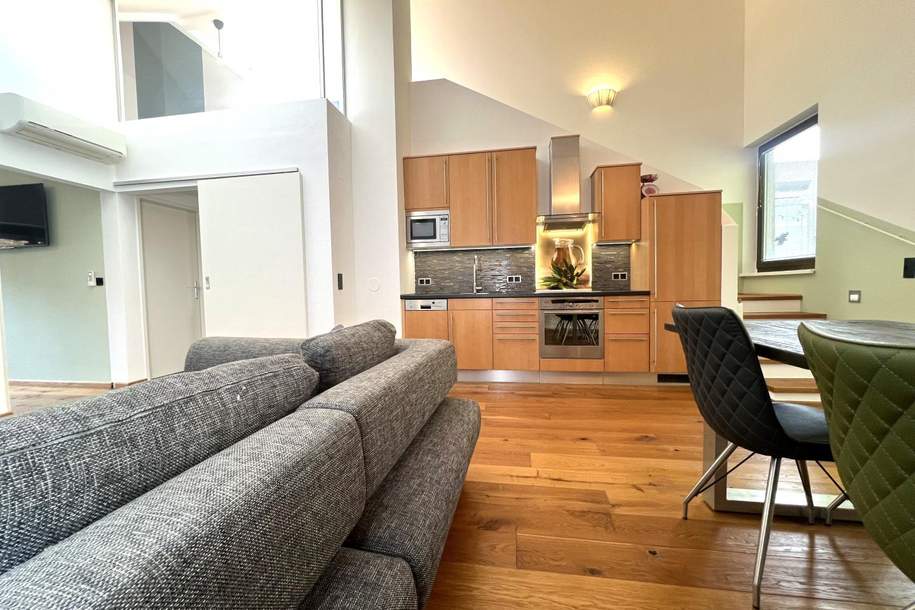 Stilvolle Maisonette-Dachgeschosswohnung mit Weitblick, Wohnung-miete, 1.349,00,€, 1220 Wien 22., Donaustadt