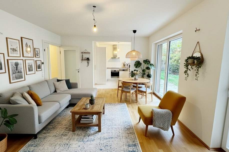 Familienwohntraum in ruhiger Lage: Geräumige 3-Zimmer-Wohnung mit Eigengarten, Wohnung-kauf, 349.000,€, 1220 Wien 22., Donaustadt