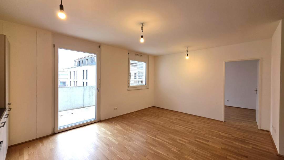 Neubauwohnung mit WEST-Balkon + Deckenkühlung + 4.OG