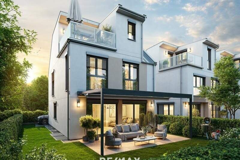 Erstbezug! Luxuriöses Einfamilienhaus an der Alten Donau, Haus-kauf, 1.381.900,€, 1220 Wien 22., Donaustadt