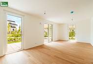 Gartentraum mit 4.Zimmer im Erstbezugs-Neubau (tolle Raumhöhe bis zu 2,80m) im begehrten "Hirschfeld" - Provisionsfrei